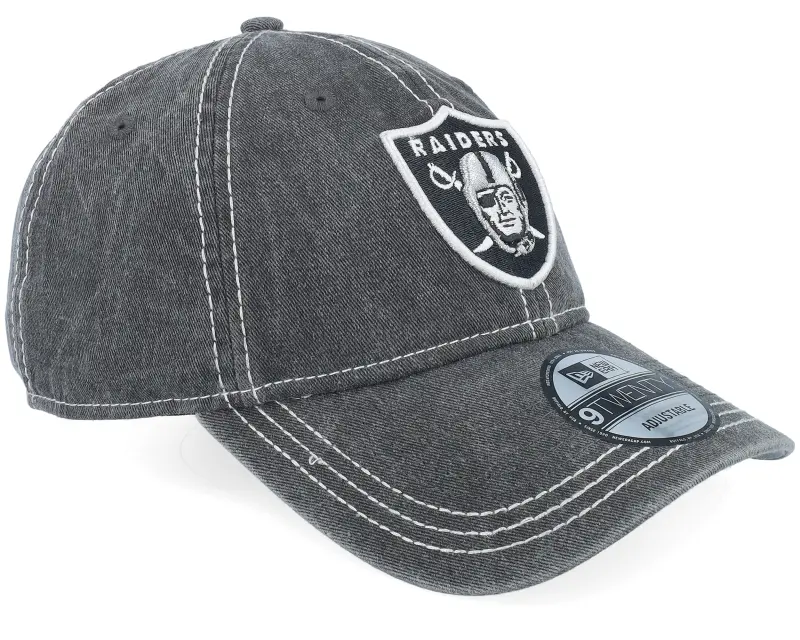 New Era Las Vegas Raiders Washed Contrast 9TWENTY Black Dad Cap online