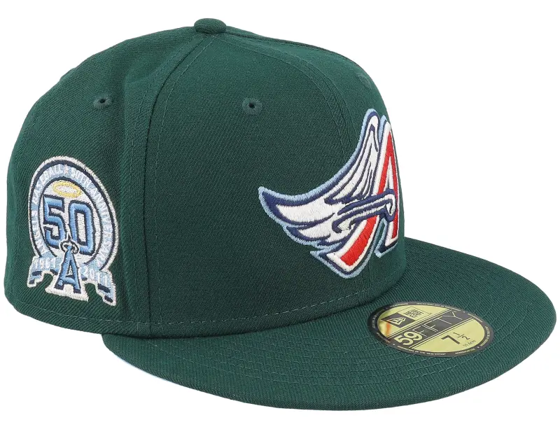 New Era Los Angeles Angels 59FIFTY Dark Green Pool & Turf Fitted online