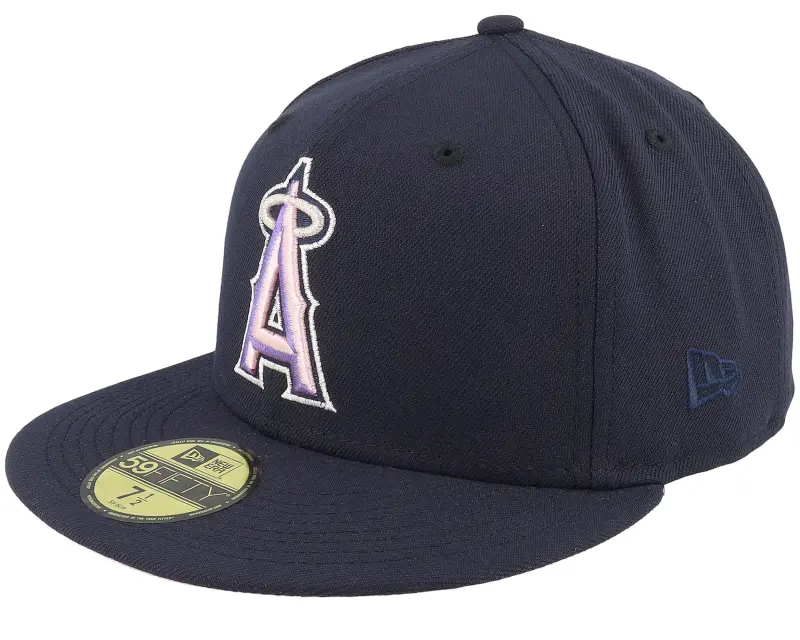 New Era Los Angeles Angels Asteroid 59FIFTY Navy/Pink Fitted online
