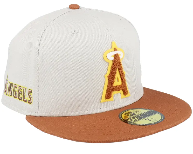 New Era Los Angeles Angels Boucle 59FIFTY Stone/Burnt Pine Fitted online