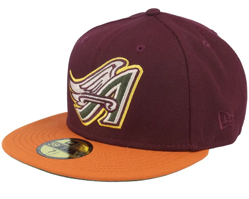 New Era Los Angeles Angels Curious Ember 59FIFTY 50 Maroon Fight Fitted online