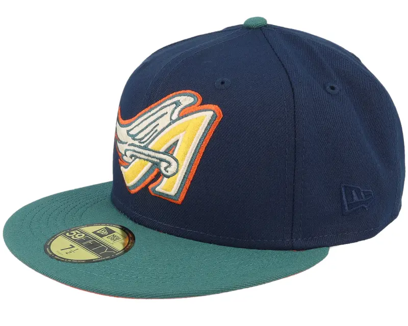 New Era Los Angeles Angels Escalator 59FIFTY Pin Navy/Green Fitted online
