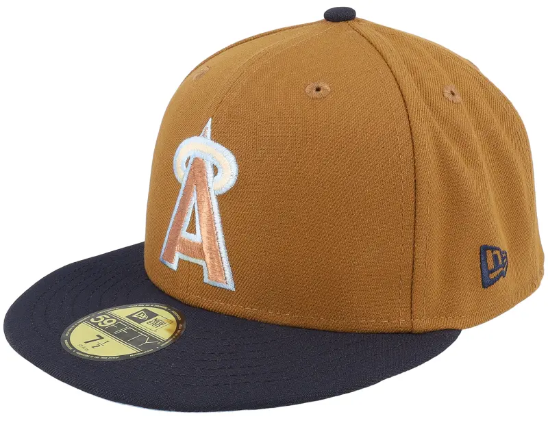 New Era Los Angeles Angels Lazy Sunday 59FIFTY Brown/Navy Fitted online