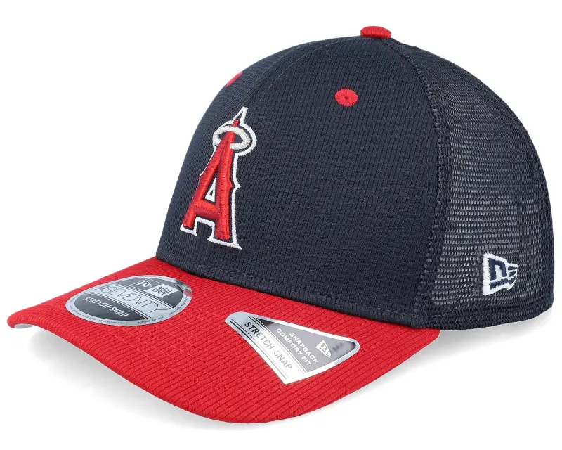 New Era Los Angeles Angels MLB Batting Practice 9SEVENTY Navy/Red Trucker online