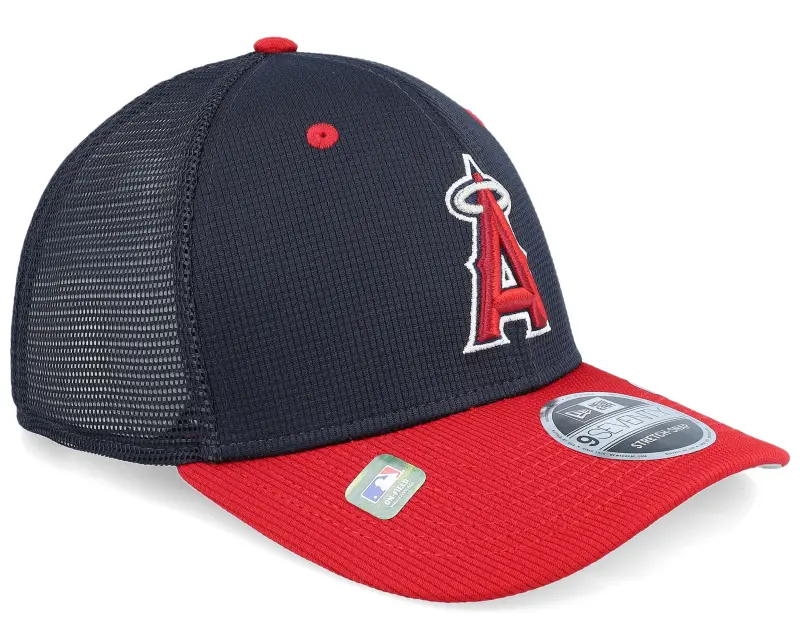 New Era Los Angeles Angels MLB Batting Practice 9SEVENTY Navy/Red Trucker online