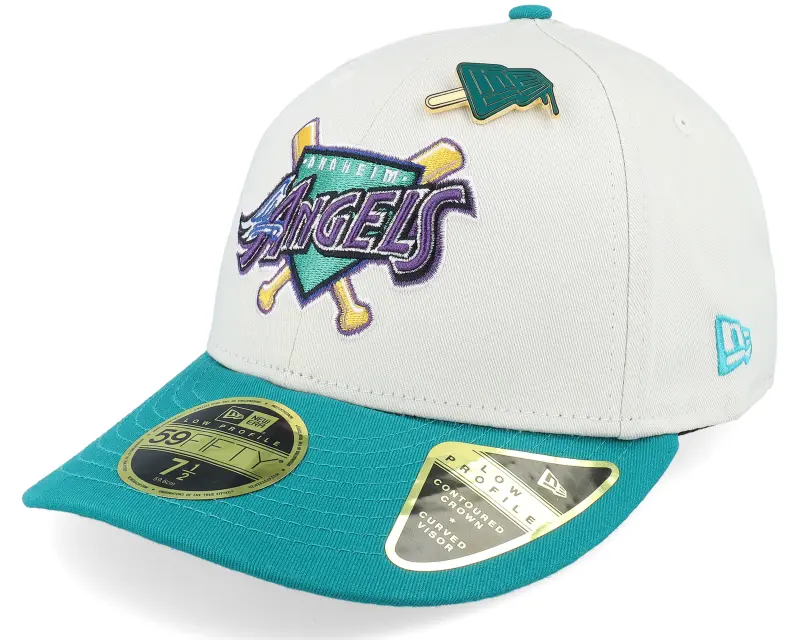 New Era Los Angeles Angels MLB Pin 59FIFTY Low Profile Stone/Teal Fitted online