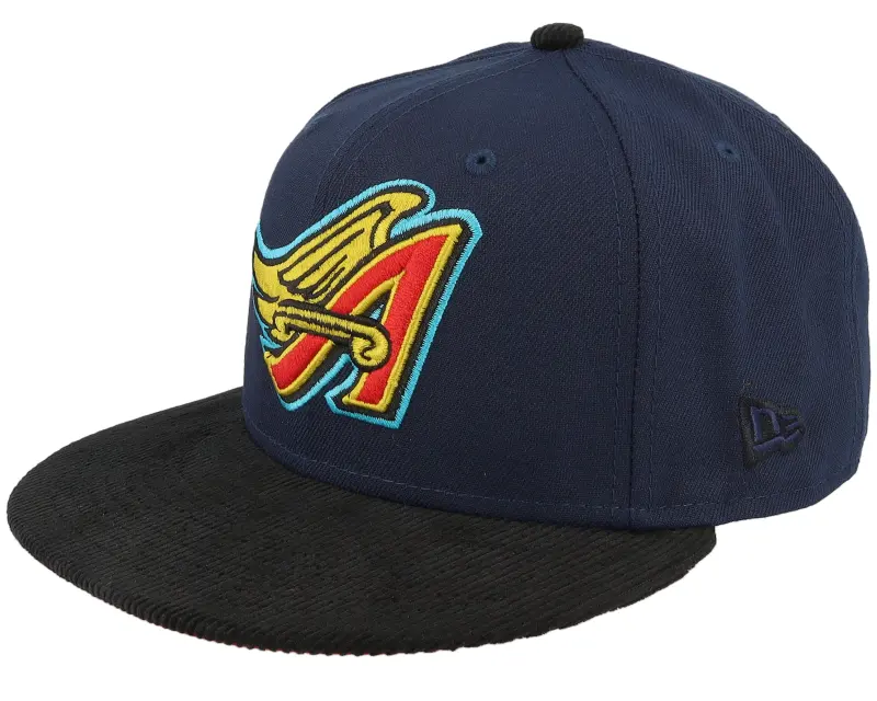 New Era Los Angeles Angels Obsidian Spark 59FIFTY Navy/Black Cord Fitted online