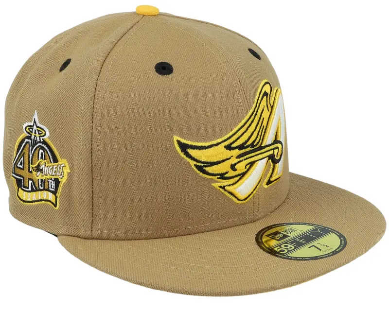 New Era Los Angeles Angels Pinnacle 59FIFTY 40th Khaki Fitted online