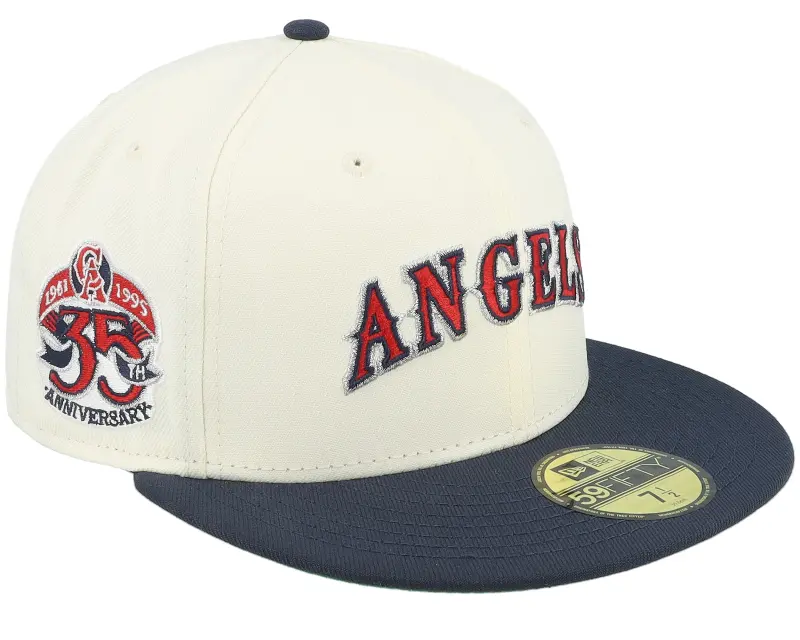 New Era Los Angeles Angels Polka Dot 59FIFTY Cc Chrome/Navy Fitted online