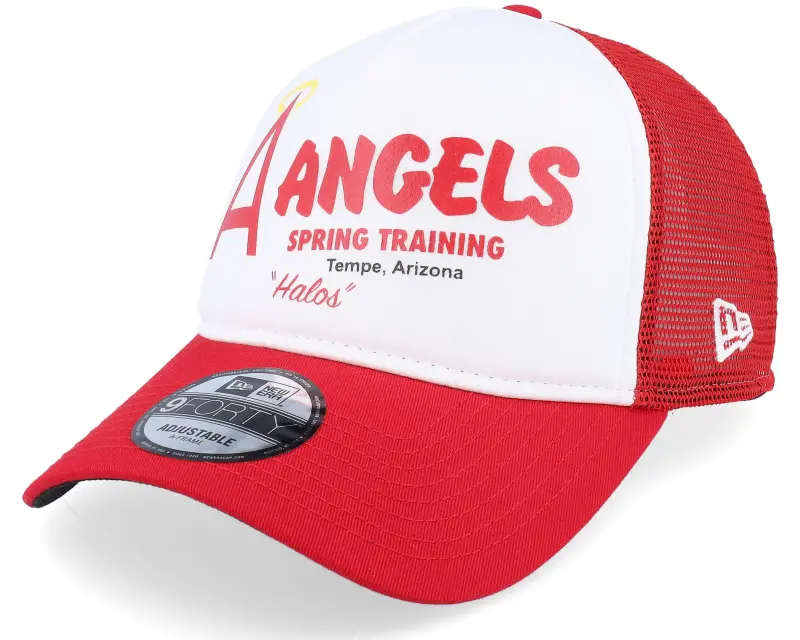 New Era Los Angeles Angels Team 9FORTY Spring Training White/Red Trucker online
