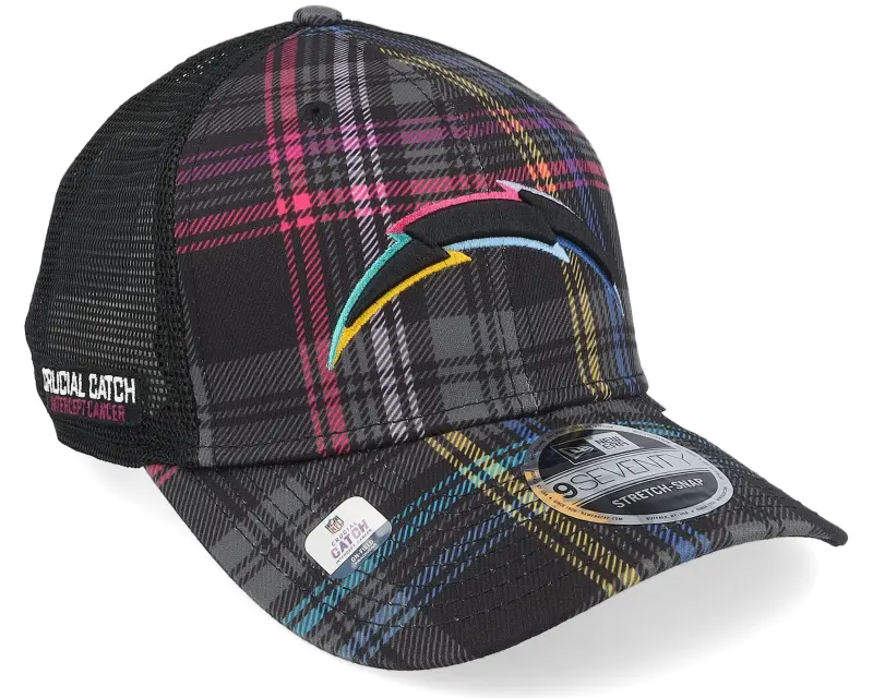 New Era Los Angeles Chargers NFL24 Crucial Catch 9SEVENTY Tartarn Trucker online