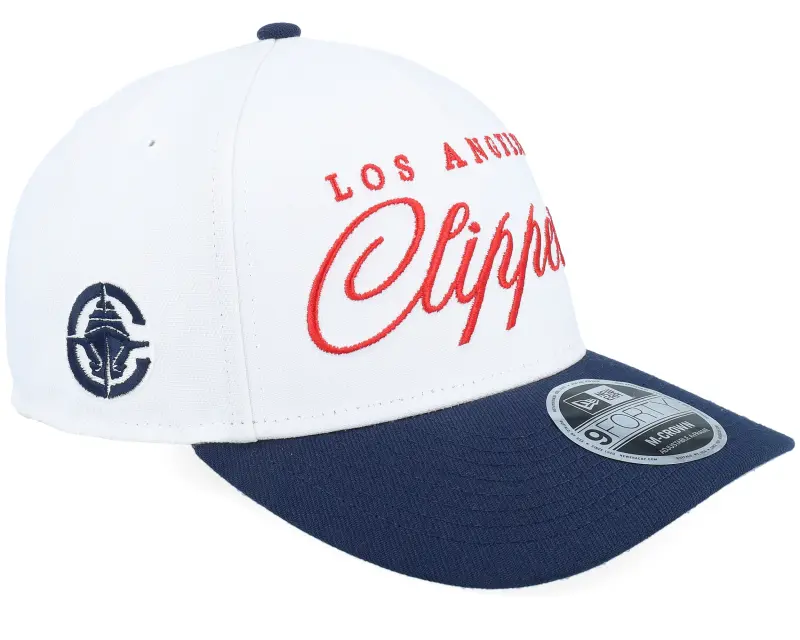 New Era Los Angeles Clippers NBA Draft 9FORTY M-Crown White/Navy A-Frame Adjustable online