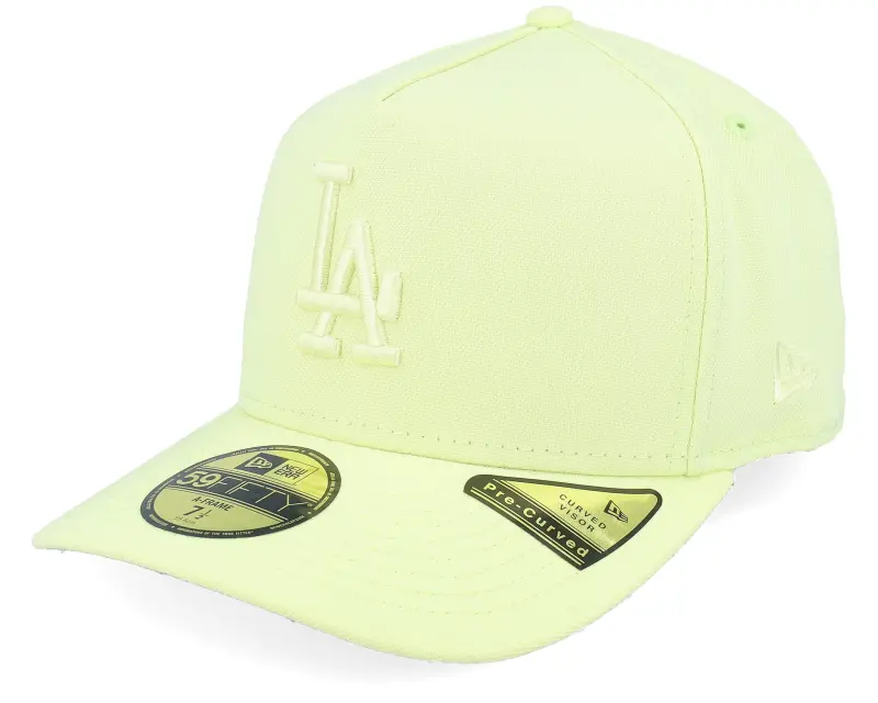 New Era Los Angeles Dodgers 59FIFTY Color Pack Pastel Yellow A-frame Fitted online