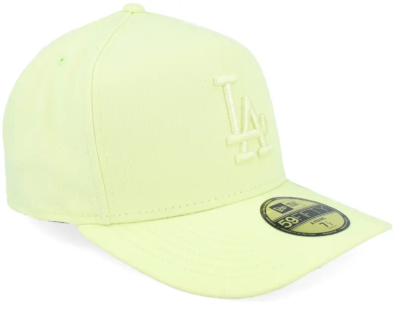 New Era Los Angeles Dodgers 59FIFTY Color Pack Pastel Yellow A-frame Fitted online