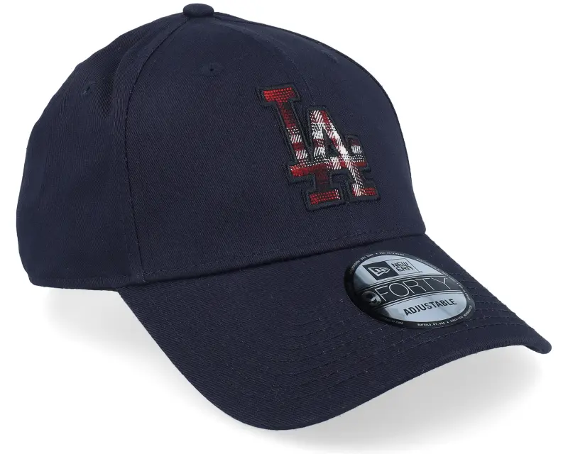 New Era Los Angeles Dodgers Check Infill 9FORTY Navy Adjustable online