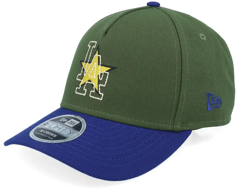 New Era Los Angeles Dodgers City Feature M-Crown Green/Dark Royal A-frame Adjustable online