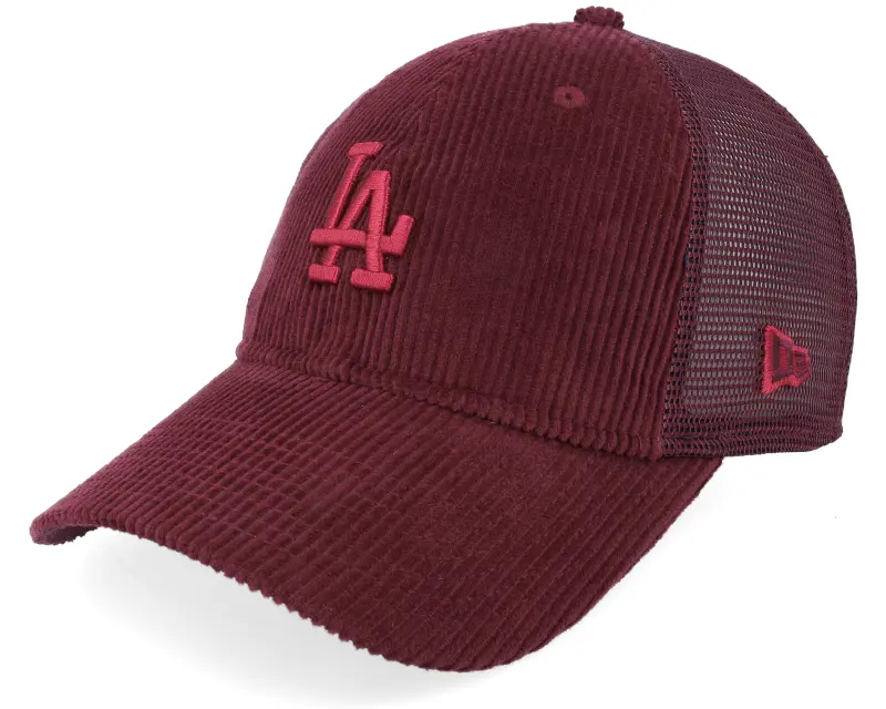 New Era Los Angeles Dodgers Corduroy 9TWENTY Maroon Trucker online