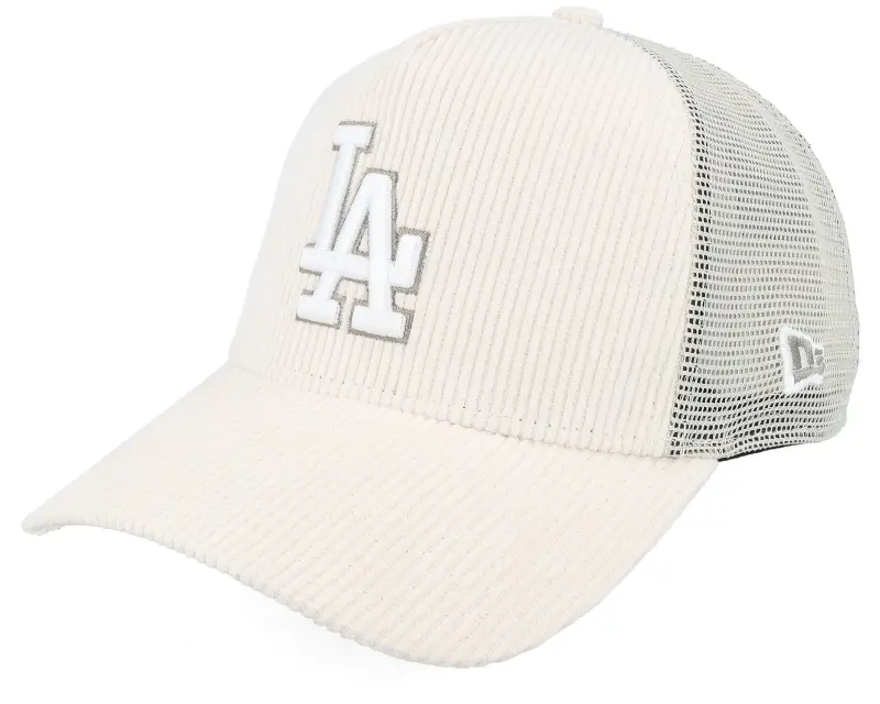New Era Los Angeles Dodgers Corduroy Stone A-Frame Trucker online