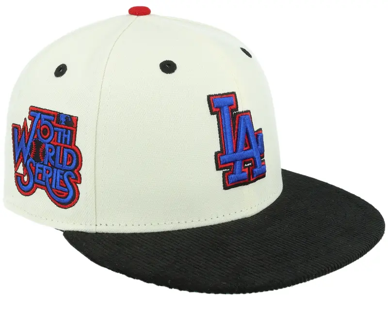 New Era Los Angeles Dodgers Cosmos 59FIFTY 75th World Series Crome/Black Fitted online