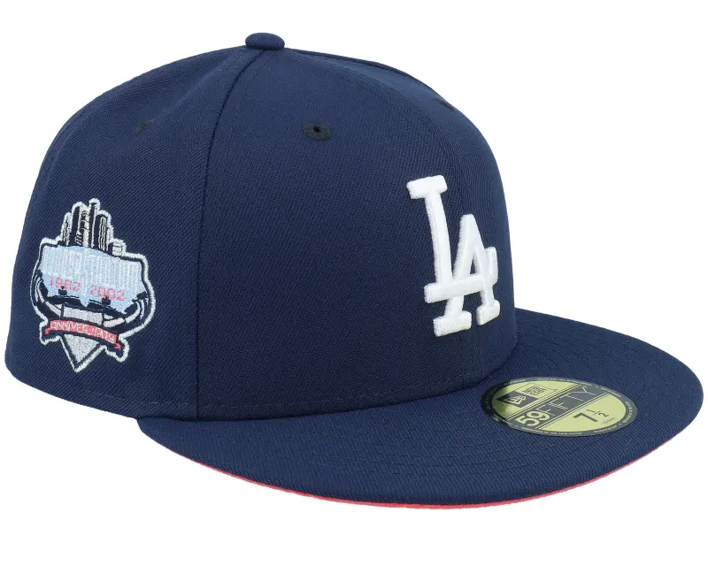 New Era Los Angeles Dodgers Dark Rose 59FIFTY 40th Anniversary Ocean Blue Fitted online