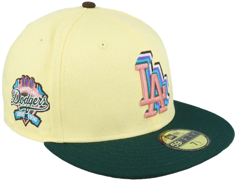 New Era Los Angeles Dodgers Electro Pack 59FIFTY Yellow/Green Fitted online