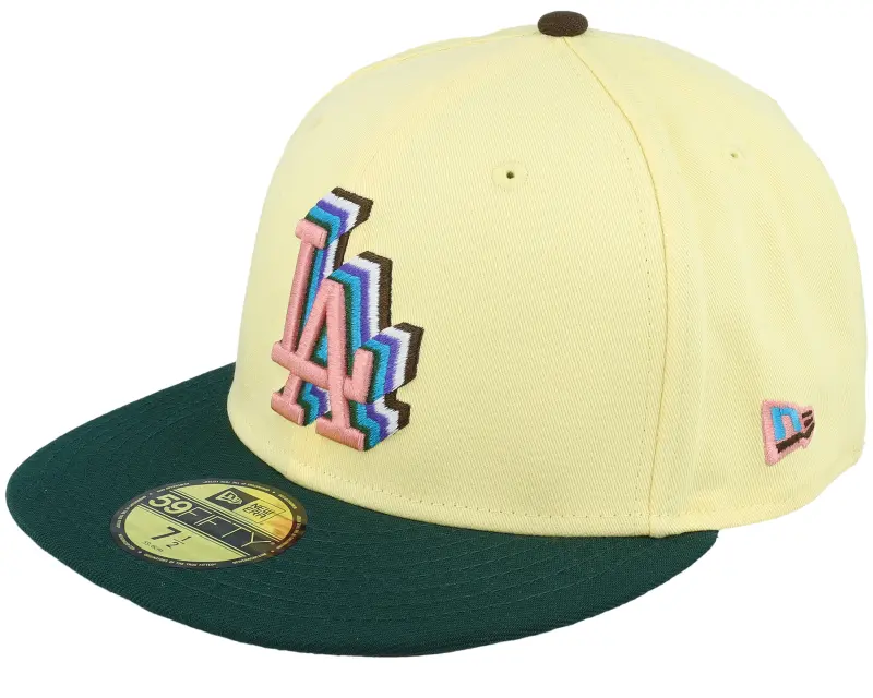 New Era Los Angeles Dodgers Electro Pack 59FIFTY Yellow/Green Fitted online
