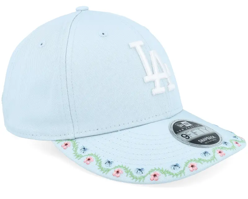 New Era Los Angeles Dodgers Floral 9FIFTY Low Profile Pale Blue Adjustable online