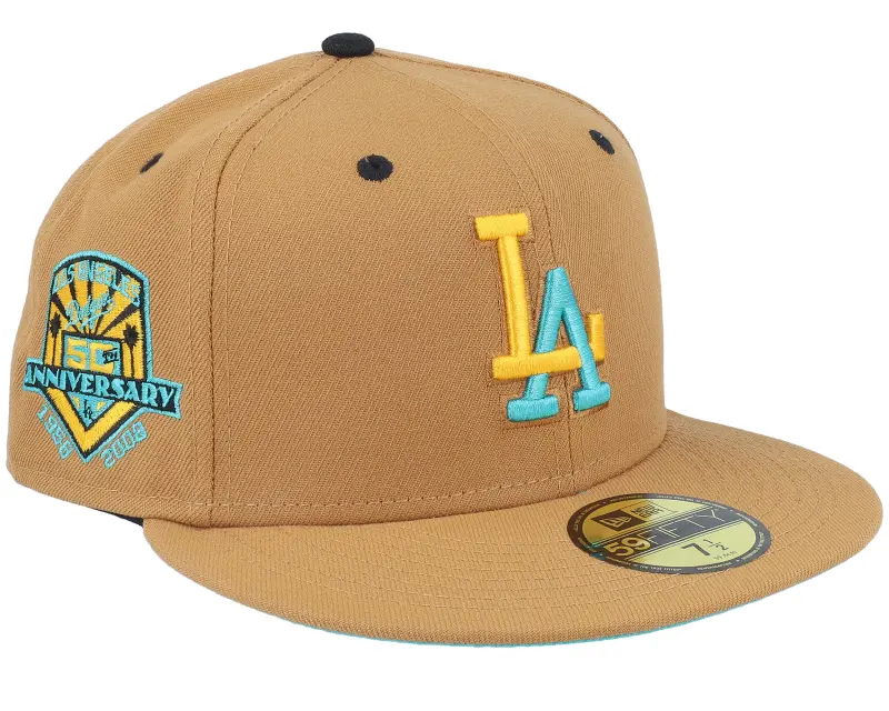 New Era Los Angeles Dodgers Glazed Almond 59FIFTY 50th Bronze Fitted online