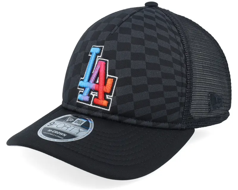 New Era Los Angeles Dodgers Gradient Raceway Black Trucker online