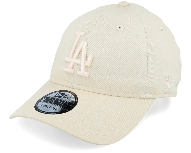 New Era Los Angeles Dodgers League Essential 9TWENTY Natural Dad Cap online