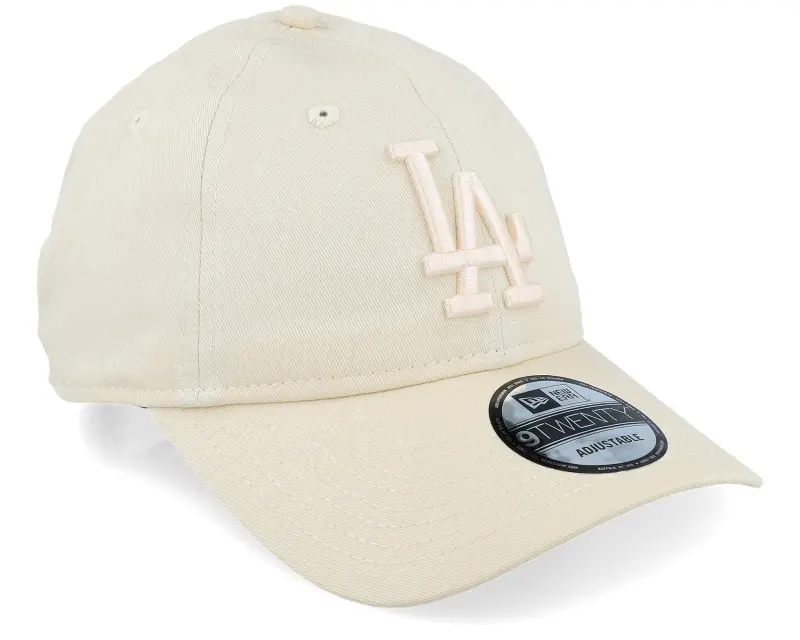 New Era Los Angeles Dodgers League Essential 9TWENTY Natural Dad Cap online