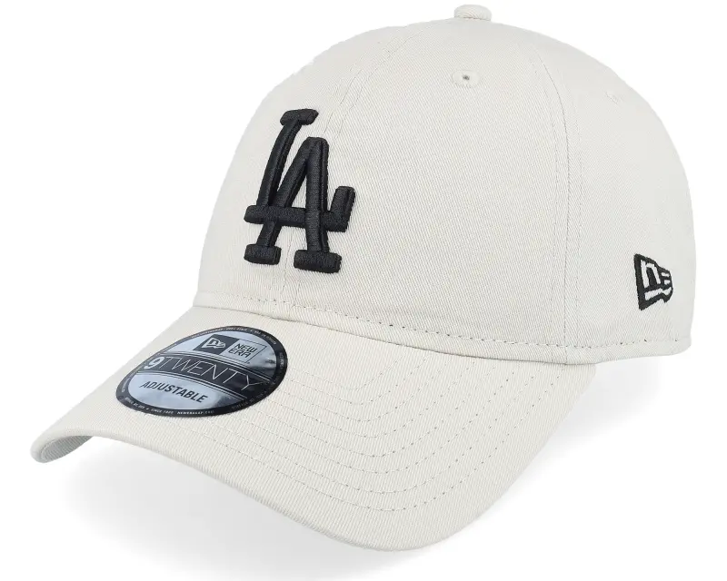New Era Los Angeles Dodgers League Essential 9TWENTY Stone/Black Dad Cap online