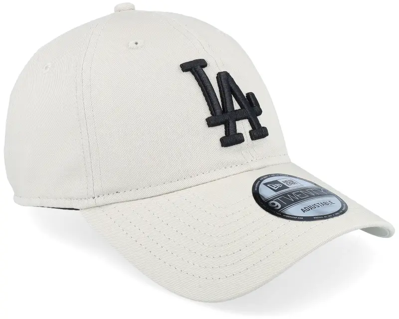 New Era Los Angeles Dodgers League Essential 9TWENTY Stone/Black Dad Cap online