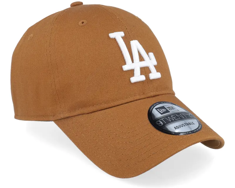 New Era Los Angeles Dodgers League Essential 9TWENTY Toffee/White Adjustable online