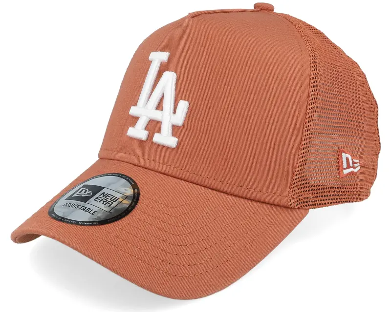 New Era Los Angeles Dodgers League Essential Terracotta/White Trucker online