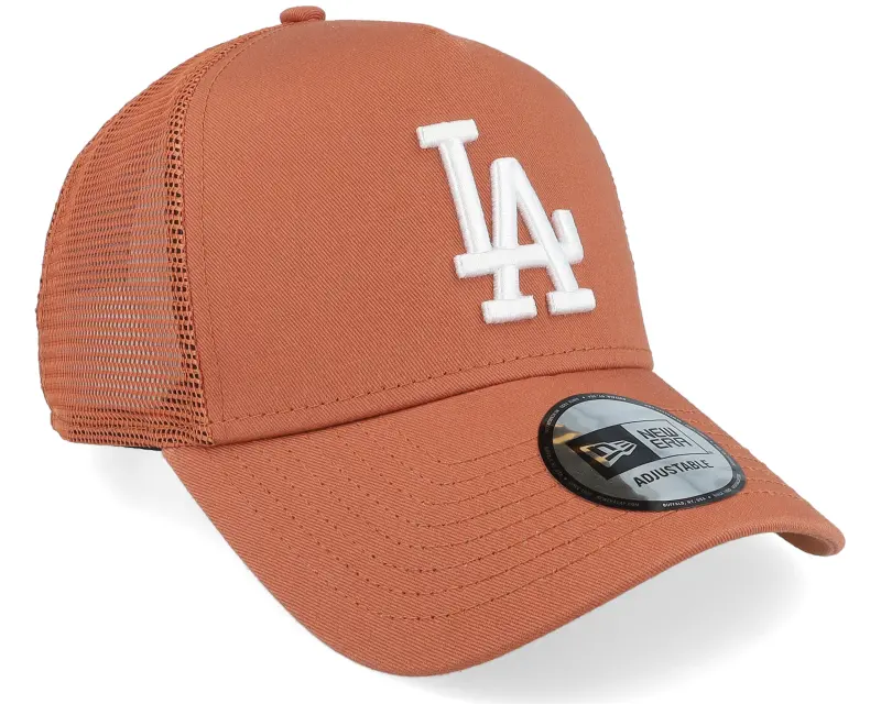 New Era Los Angeles Dodgers League Essential Terracotta/White Trucker online