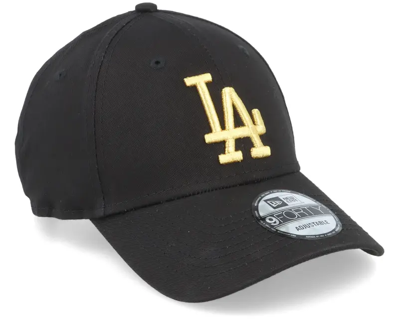 New Era Los Angeles Dodgers Metallic 9FORTY Black/Gold Adjustable online