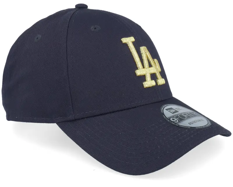 New Era Los Angeles Dodgers Metallic 9FORTY Navy/Gold Adjustable online