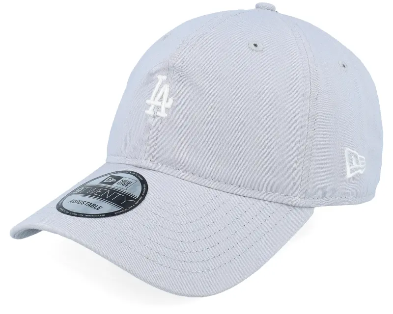 New Era Los Angeles Dodgers Mini Logo Washed 9TWENTY Grey Dad Cap online