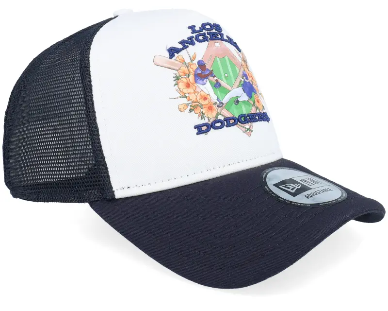 New Era Los Angeles Dodgers MLB Graphic White/Navy A-frame Trucker online