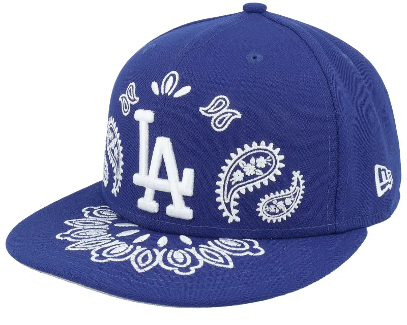 New Era Los Angeles Dodgers MLB Paisley 59FIFTY Royal Fitted online