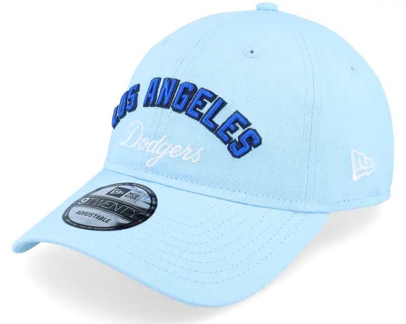 New Era Los Angeles Dodgers MLB Wordmark 9TWENTY Light Blue Dad Cap online