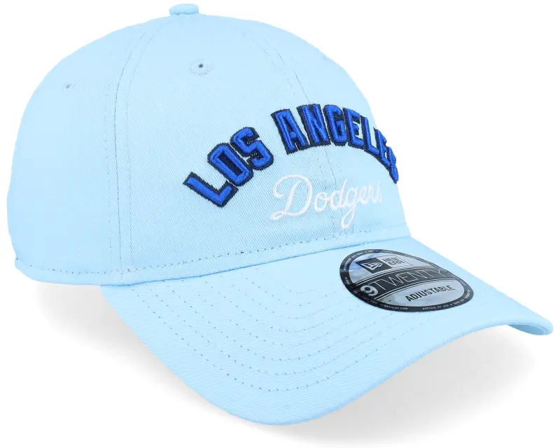 New Era Los Angeles Dodgers MLB Wordmark 9TWENTY Light Blue Dad Cap online