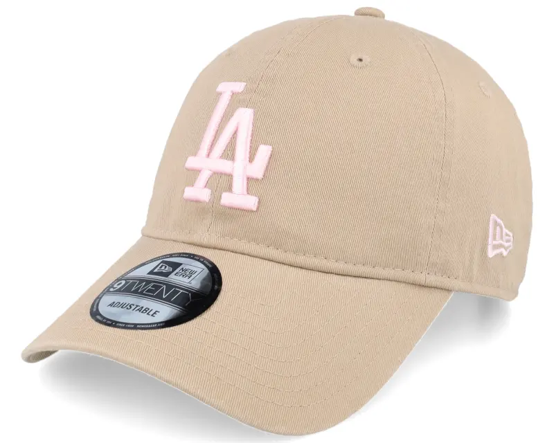 New Era Los Angeles Dodgers Neutral Washed 9TWENTY Camel/Pink Dad Cap online