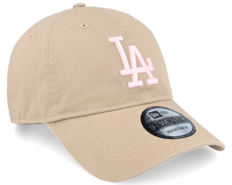 New Era Los Angeles Dodgers Neutral Washed 9TWENTY Camel/Pink Dad Cap online