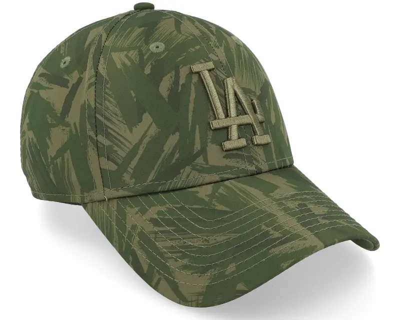 New Era Los Angeles Dodgers Painted 9FORTY Olive Adjustable online