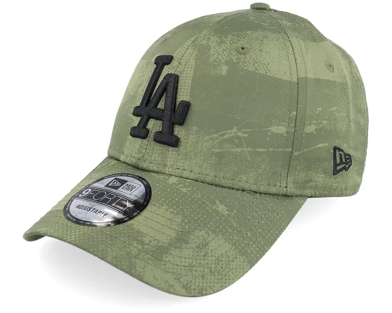 New Era Los Angeles Dodgers Print 9FORTY Olive/Black Adjustable online