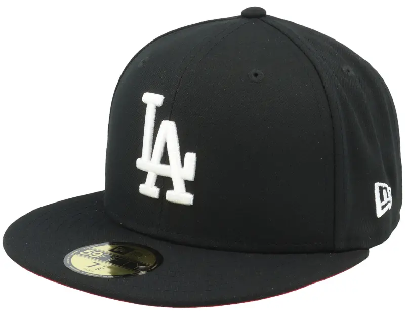New Era Los Angeles Dodgers Scarlet Undervisor 59FIFTY Black Fitted online