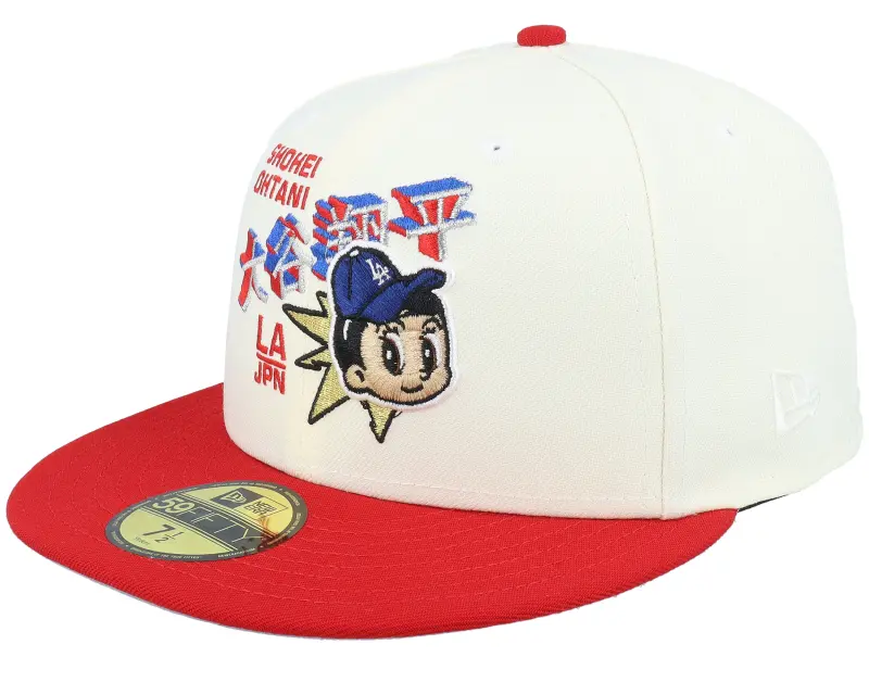 New Era Los Angeles Dodgers Shohei Ohtani 17 59FIFTY Chrome/Scarlet Fitted online