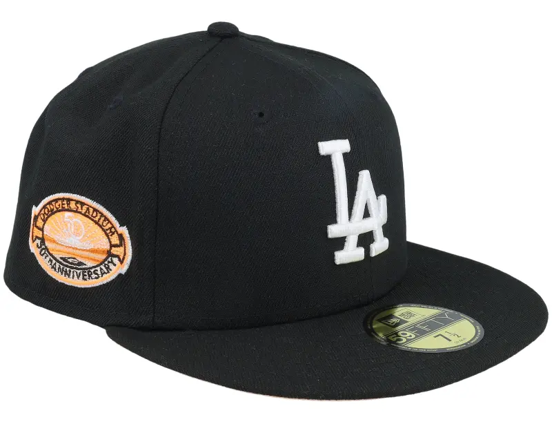 New Era Los Angeles Dodgers Squad 59FIFTY Stad 50 Black/Peach Fitted online